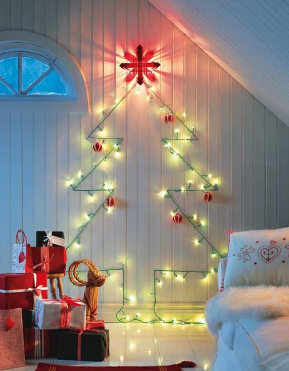 Idei alternative pentru Bradul de Craciun 38 Idei alternative pentru Bradul de Craciun 38