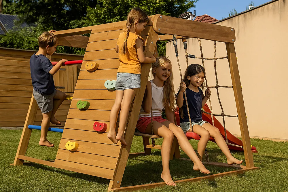 Echipamente de grădină – cele mai interesante activități care țin copiii ocupați 1 loc de joaca pentru copii gradina