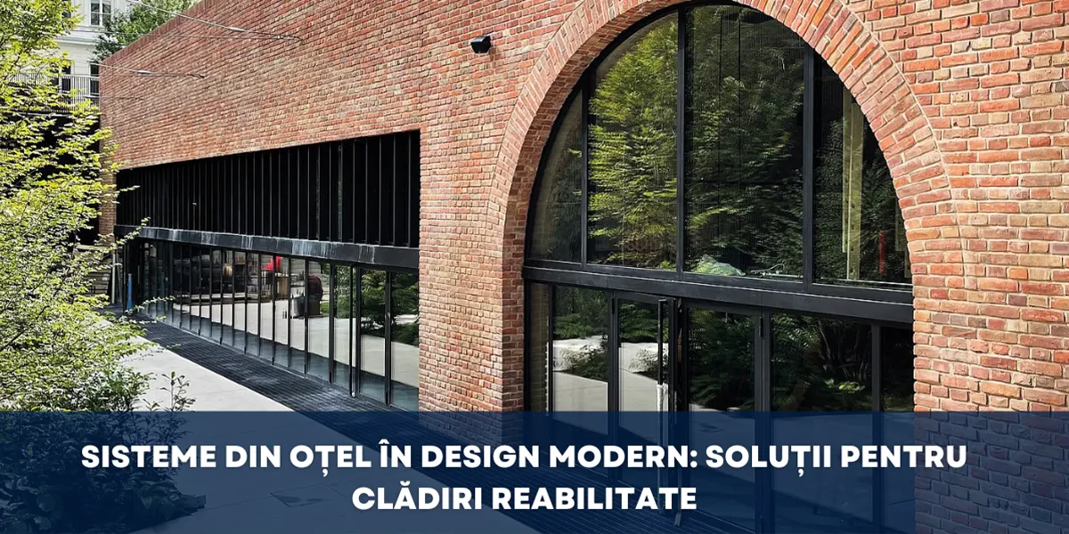 Sisteme din oțel în design modern: soluții pentru clădiri reabilitate
